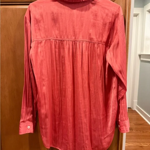 Anthropologie Pink Blouse Size Small - Picture 5 of 6